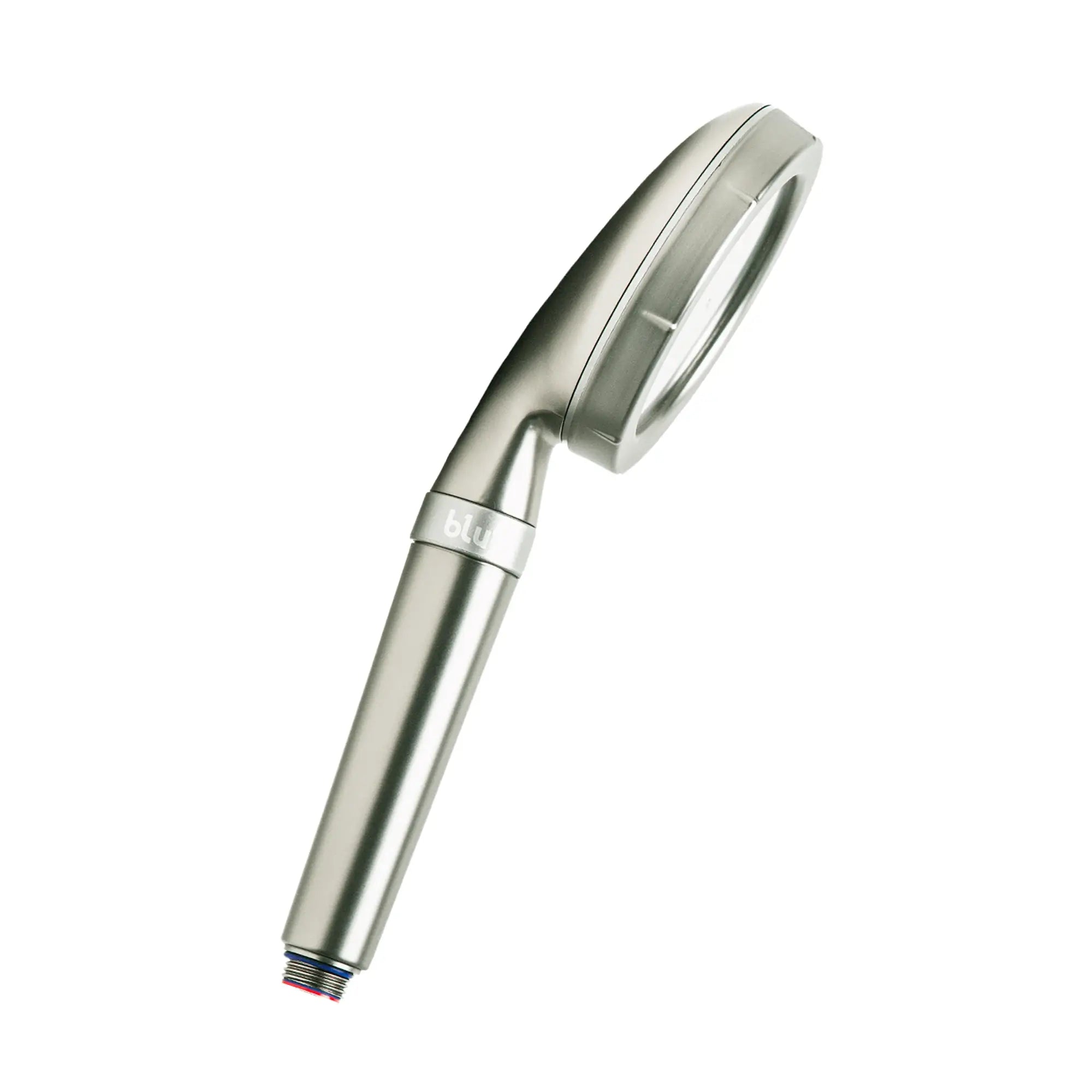 blu Ionic Shower Filter Handheld side Matte Nickel