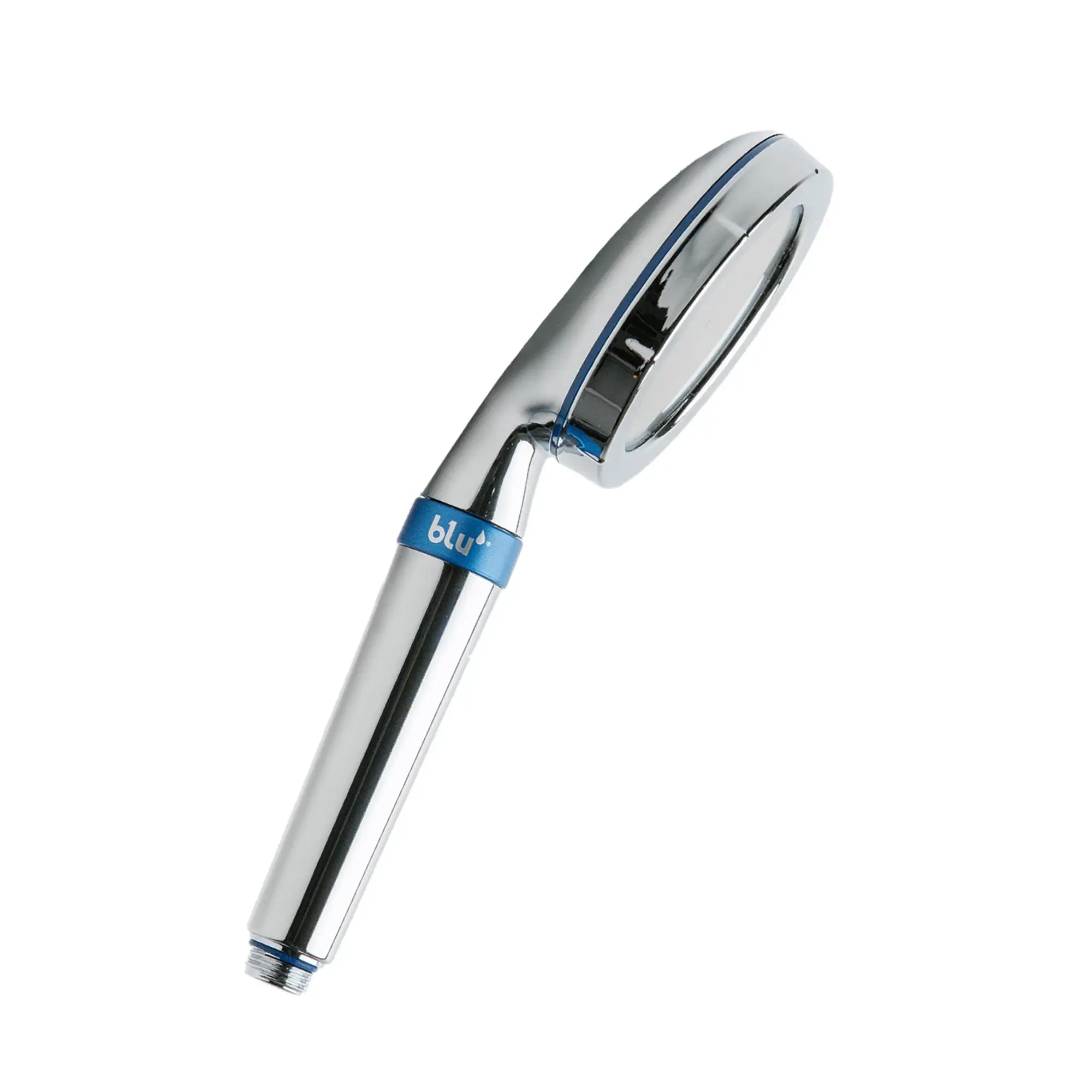 blu Ionic Shower Filter Handheld side Original Chrome